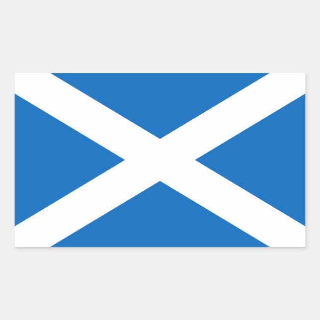Schottland Rechteckiger Aufkleber (Vorderseite)