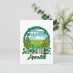 Schottland Reiselogo Feiertagspostkarte