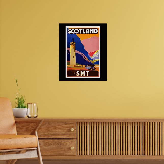 Schottland-Reiseplakat Poster (Wohnzimmer 2)