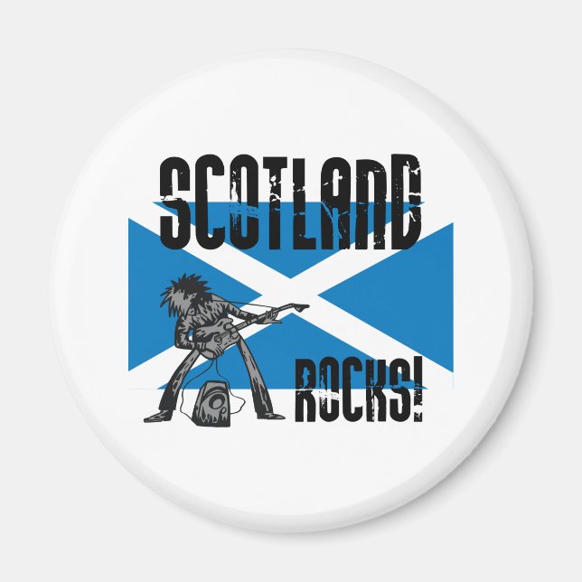 Schottland Rocks Magnet (Vorne)