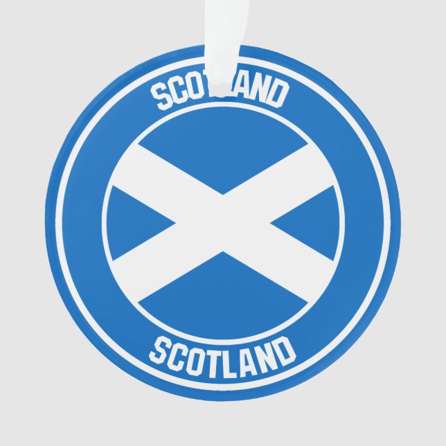 Schottland-RundEmblem Ornament (Vorderseite)