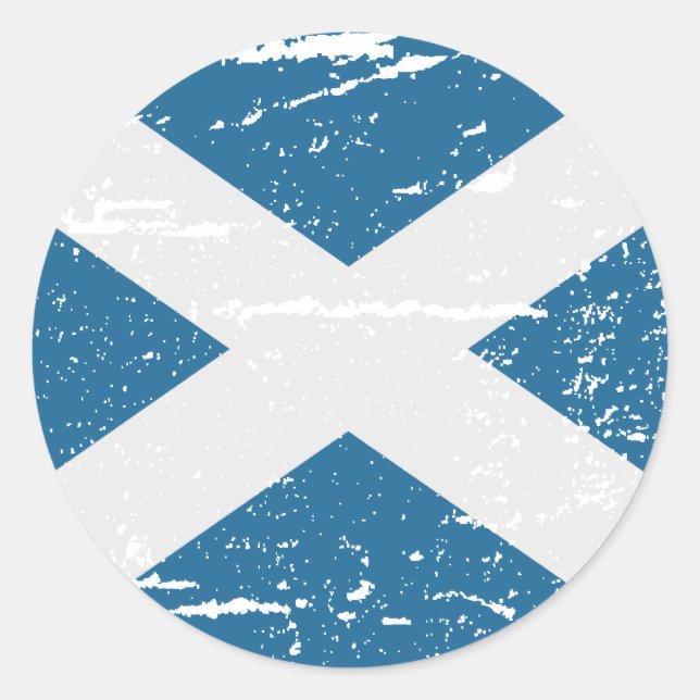 SCHOTTLAND RUNDER AUFKLEBER (Vorderseite)