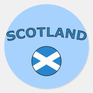 Schottland Runder Aufkleber