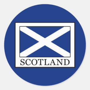 Schottland Runder Aufkleber
