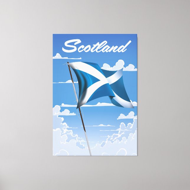 Schottland Salreifen Leinwanddruck (Vorderseite)