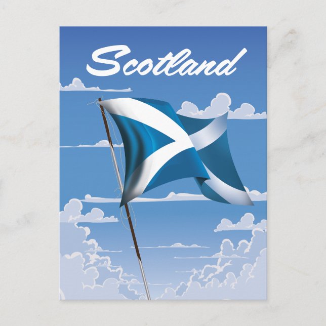 Schottland Salreifen Postkarte (Vorderseite)