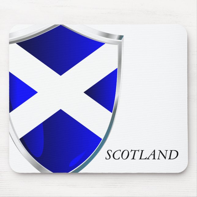Schottland Schild Mousepad (Vorne)