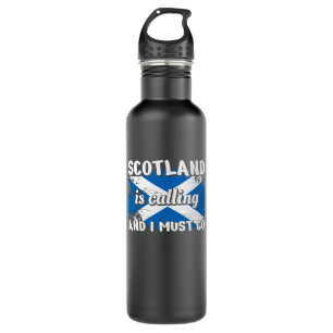 Schottland-Schlotland-Flagge Edelstahlflasche