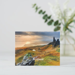 Schottland, schöne Berglandschaft Postkarte