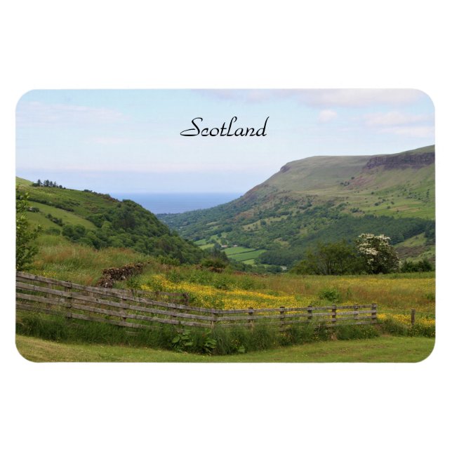 Schottland, schöne schottische Highlands, Ozean Magnet (Horizontal)