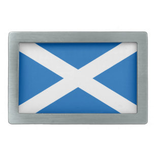 Schottland - Schottische Flagge Rechteckige Gürtelschnalle