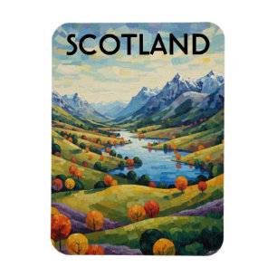 Schottland Schottische Highlands Reise Magnet