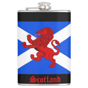 Schottland Schottischer aufsteigender Löwe, Flagge Flachmann