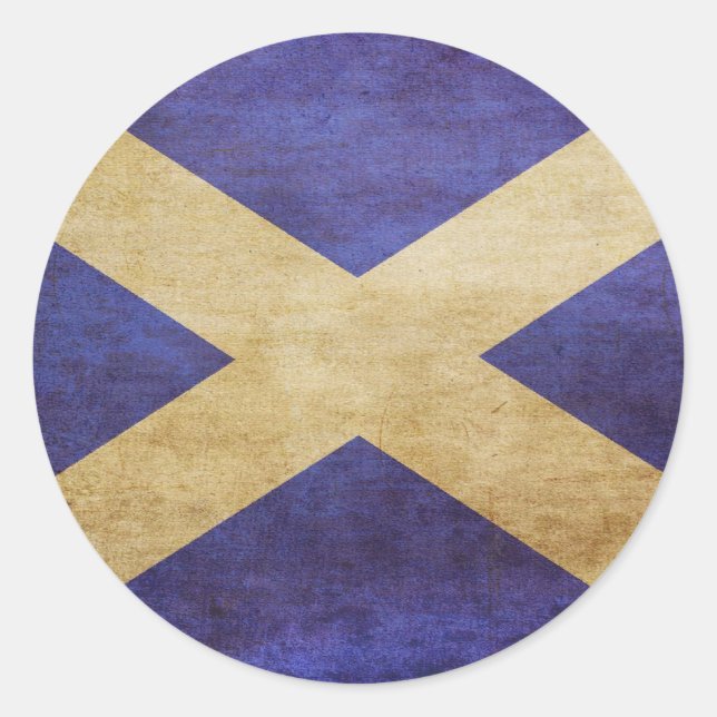 Schottland, Schottland, Schottland Runder Aufkleber (Vorderseite)