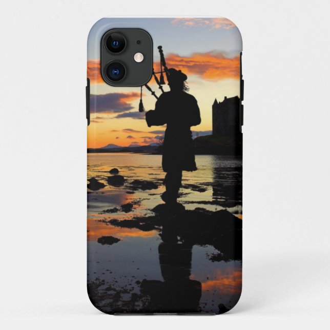 Schottland, Schottland, Taschenpipper, Rohrleitung Case-Mate iPhone Hülle (Rückseite)