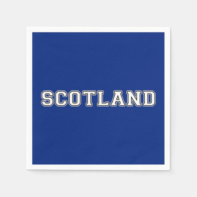 Schottland Serviette (Vorderseite)