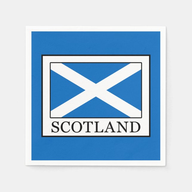 Schottland Serviette (Vorderseite)