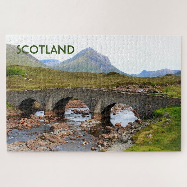 Schottland: Sligachan-Brücke, Insel Skye (Horizontal)