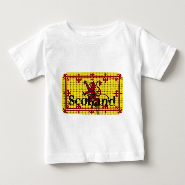 Schottland-Standardflagge Baby T-shirt (Vorderseite)