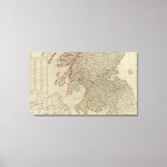 Schottland südlich leinwanddruck (Vorderseite)