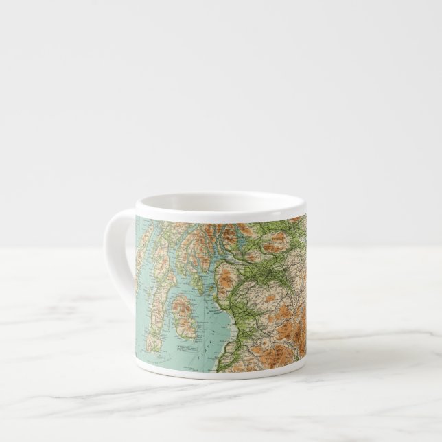 Schottland-Südteil Espressotasse (Vorderseite Links)