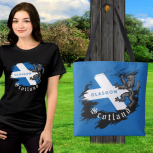 Schottland-Tasche, Glasgow, Schottland-Flagge-Tasc Tasche