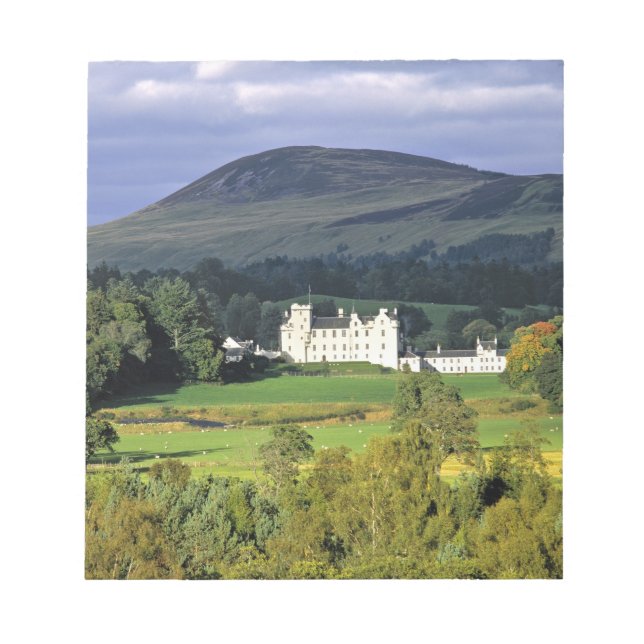 Schottland, Tayside, Blair Castle. In einem Smarag Notizblock (Vorderseite)