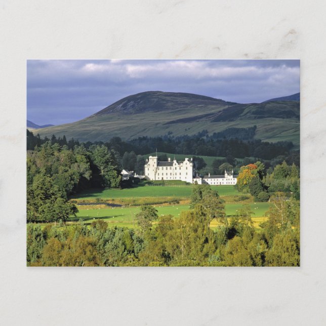 Schottland, Tayside, Blair Castle. In einem Smarag Postkarte (Vorderseite)