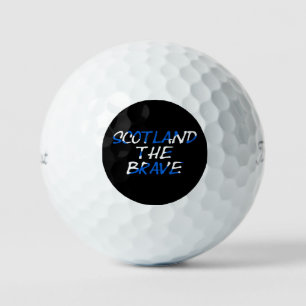 Schottland The Brave on Scottish Flag tpv1 gbcnt Golfball