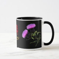 Schottland, Thistle-Blume und neue Flagge