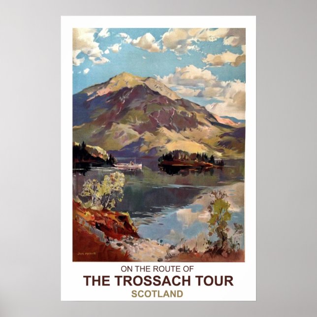 Schottland, Trossach Poster (Vorne)