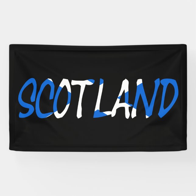 Schottland überlagerte sich auf der Schottischen F Banner (Horizontal)