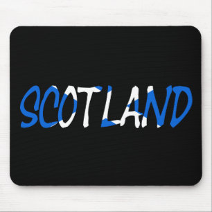 Schottland überlagerte sich bei der Scottish Flag Mousepad