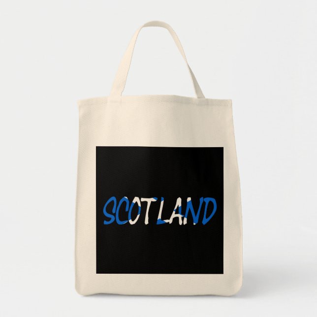 Schottland überschneidet sich auf der schottischen tragetasche (Vorne)