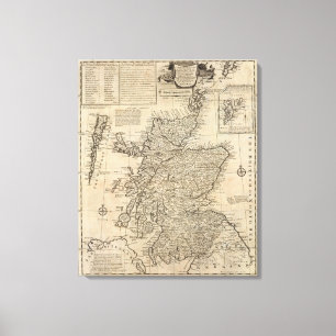 Schottland und Nordgroßbritannien Leinwanddruck