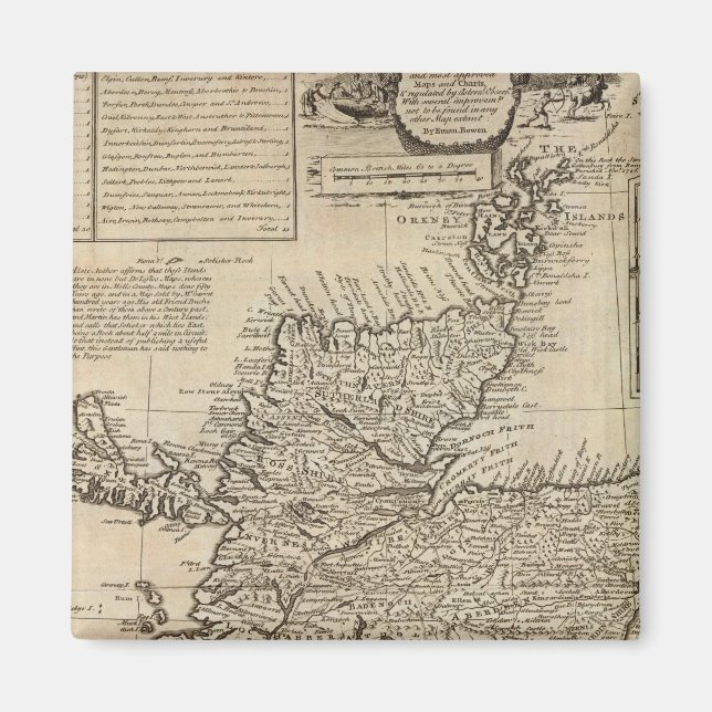Schottland und Nordirland Magnet (Vorne)