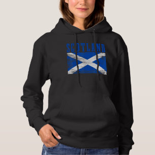 Schottland - Vintager schottischer Flaggenpreis Hoodie