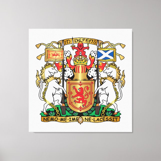 Schottland-Wappen Leinwanddruck (Vorderseite)