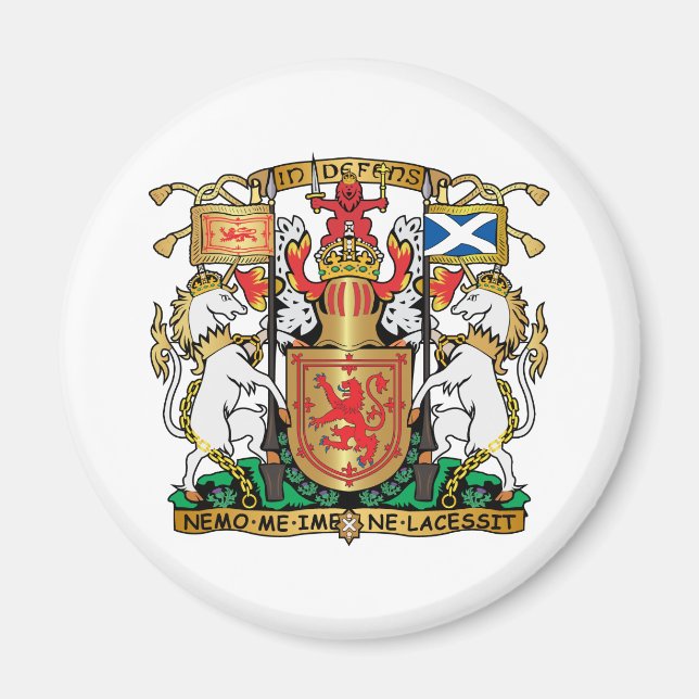 Schottland-Wappen Magnet (Vorne)