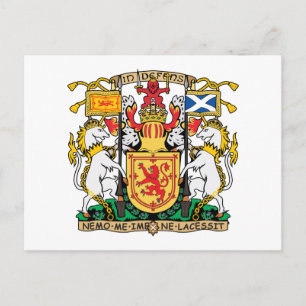 Schottland-Wappen Postkarte
