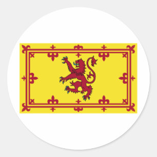 Schottland-Wappen Runder Aufkleber