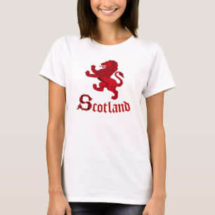 Schottlands aufrecht stehender Löwe, keltischer Bu T-Shirt