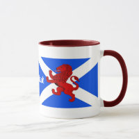 Schottlands Rampant-Löwe, St. Andrews-Flagge