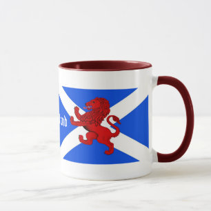 Schottlands Rampant-Löwe, St. Andrews-Flagge Tasse