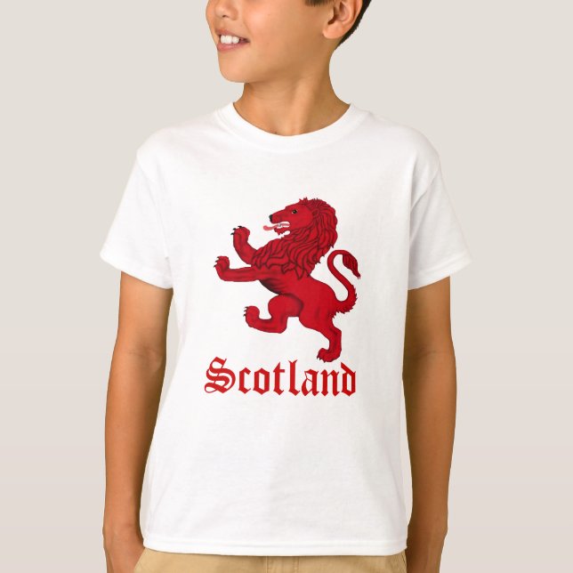 Schottlands Rampant-Löwe T-Shirt (Vorderseite)