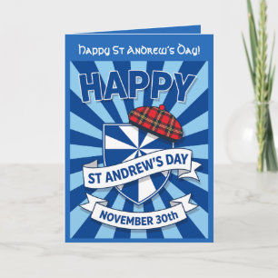 Schottlands Stolz St. Andrew’s Day Karte