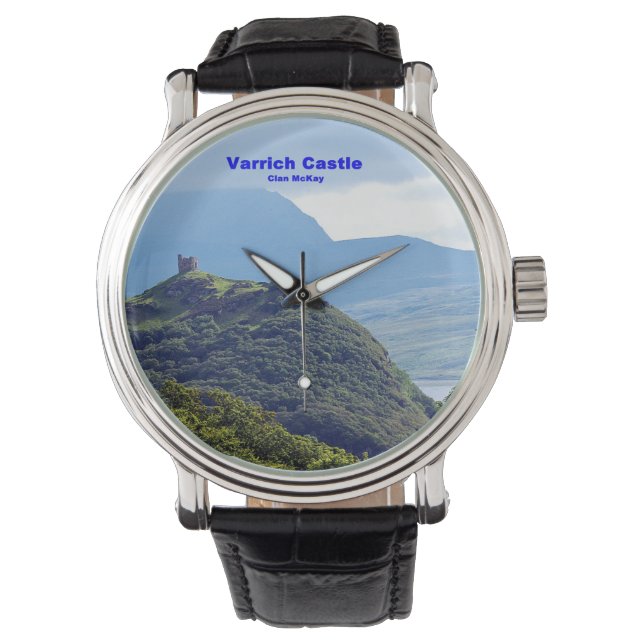Schottlands Varrich Castle - MacKay Clan Armbanduhr (Vorderseite)