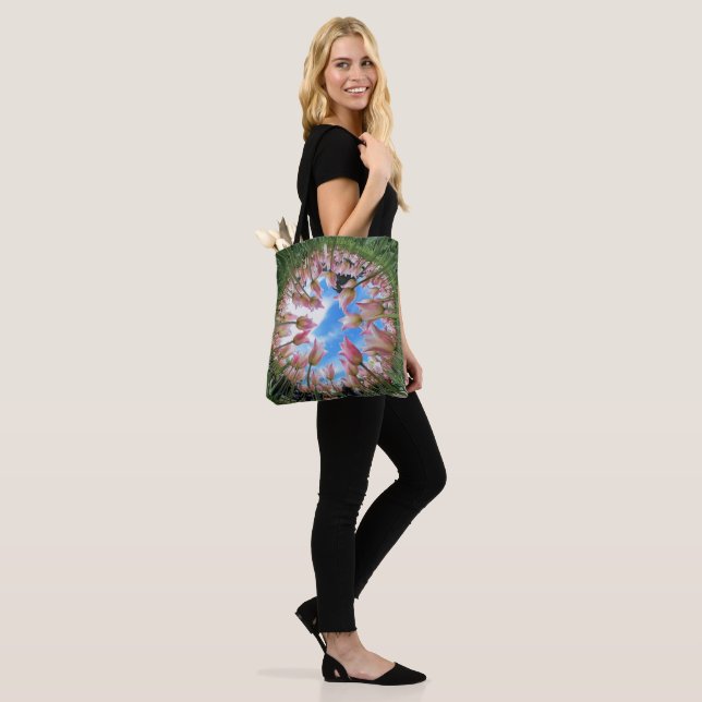 Schoudertas met tulpen motief tasche (Am Model)