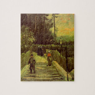 Schräger Weg in Montmartre von Vincent van Gogh