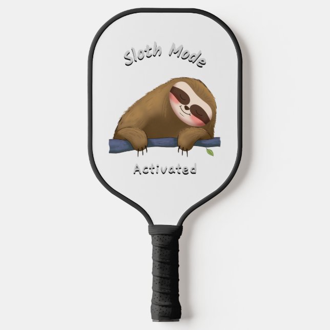 Schrägmodus aktiviert Schlaf-Nickerchen Pickleball Schläger (Vorderseite)